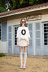 Simple Letter Flocking Cool All-Match Loose Short-Sleeved T-Shirt